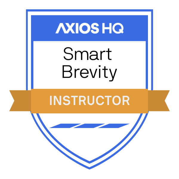Axios HQ Smart Brevity Instructor
